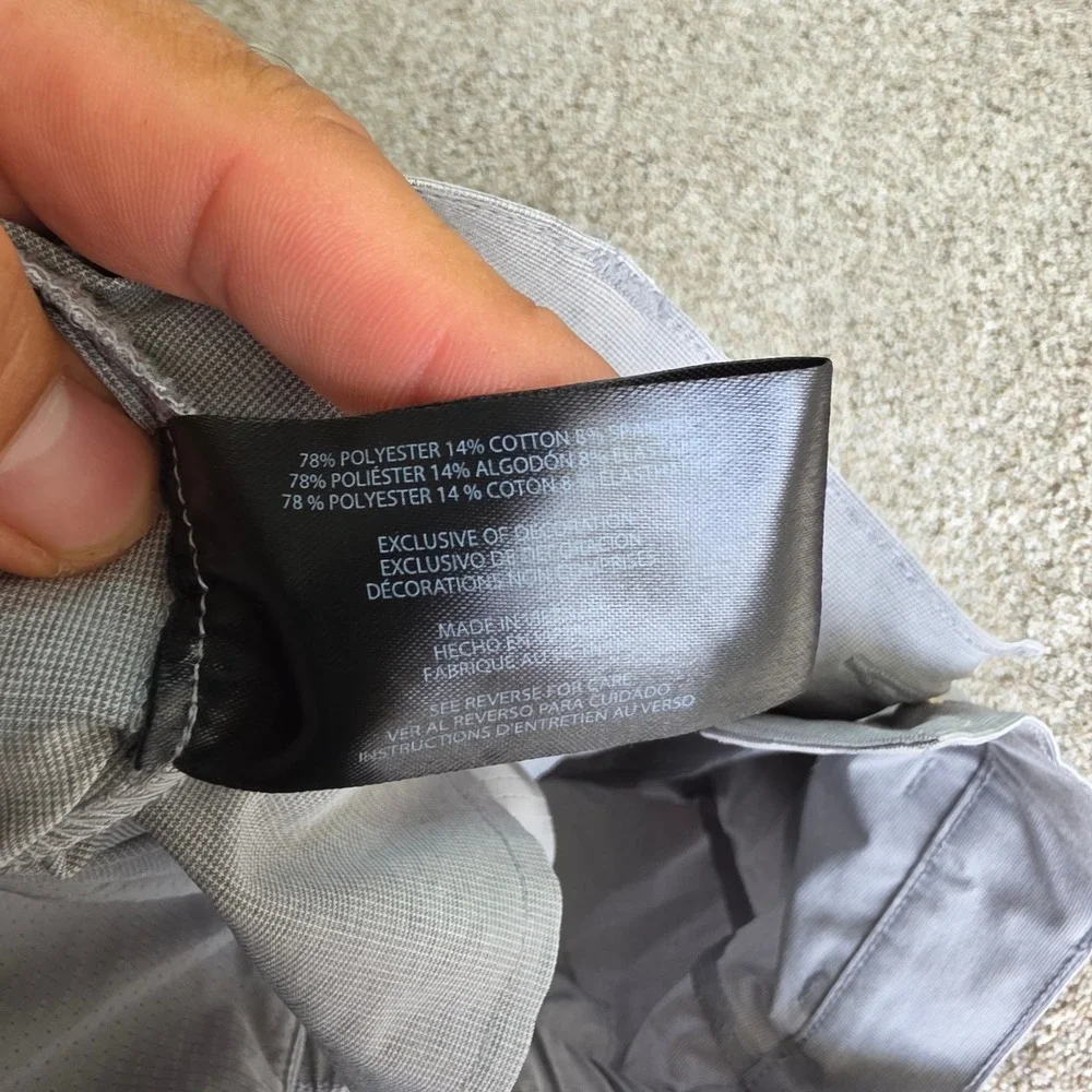 Banana Republic Performance Shorts Mens 32 Gray Stretch Golf Casual Tech Adult